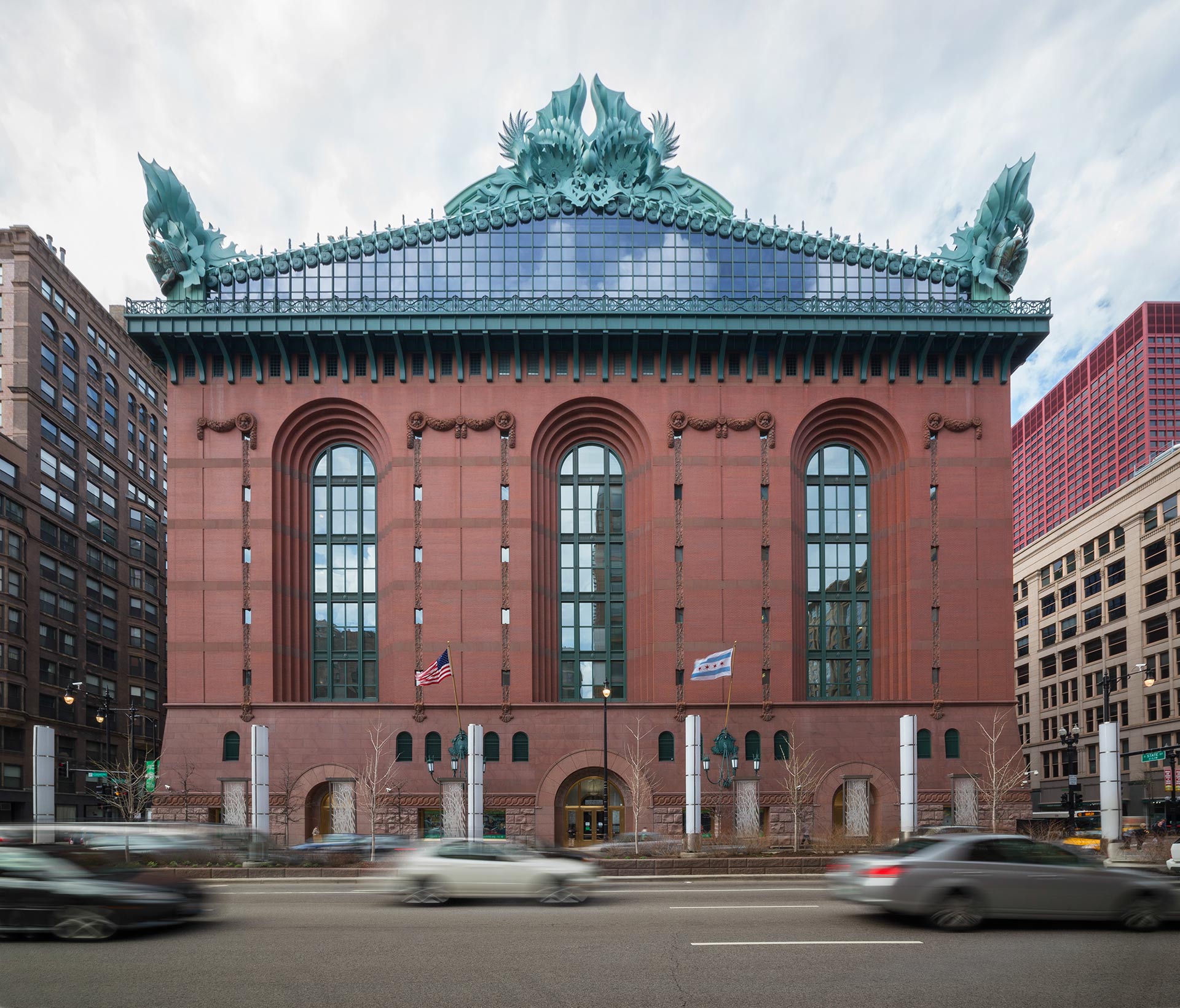 Harold washington library chicago 1991 r neotrad architecture